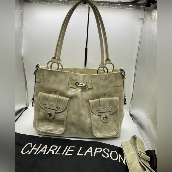 Charlie Lampson Handbags - CHARLIE LAPSON WOVEN LEATHER‎ BAG